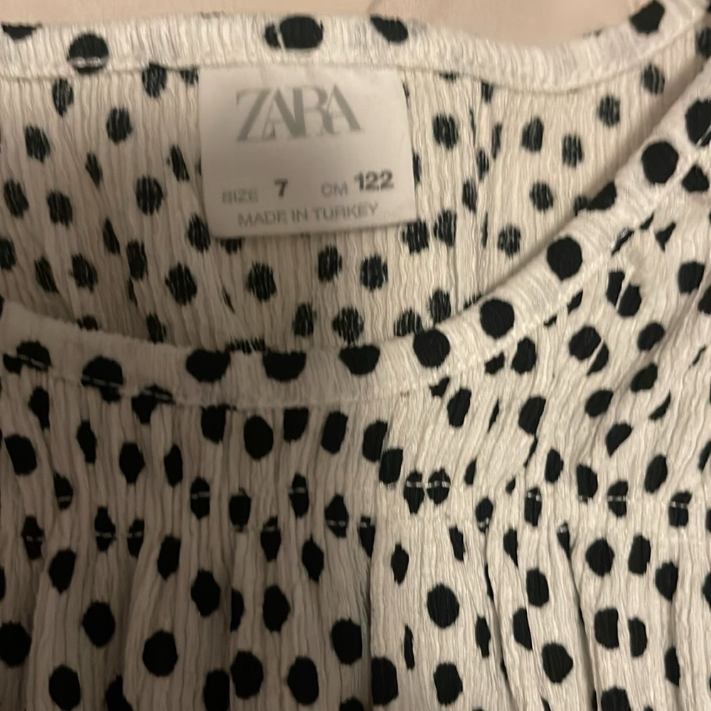 Zara SHIRRED PRINT T-SHIRT - Picture 4 of 4